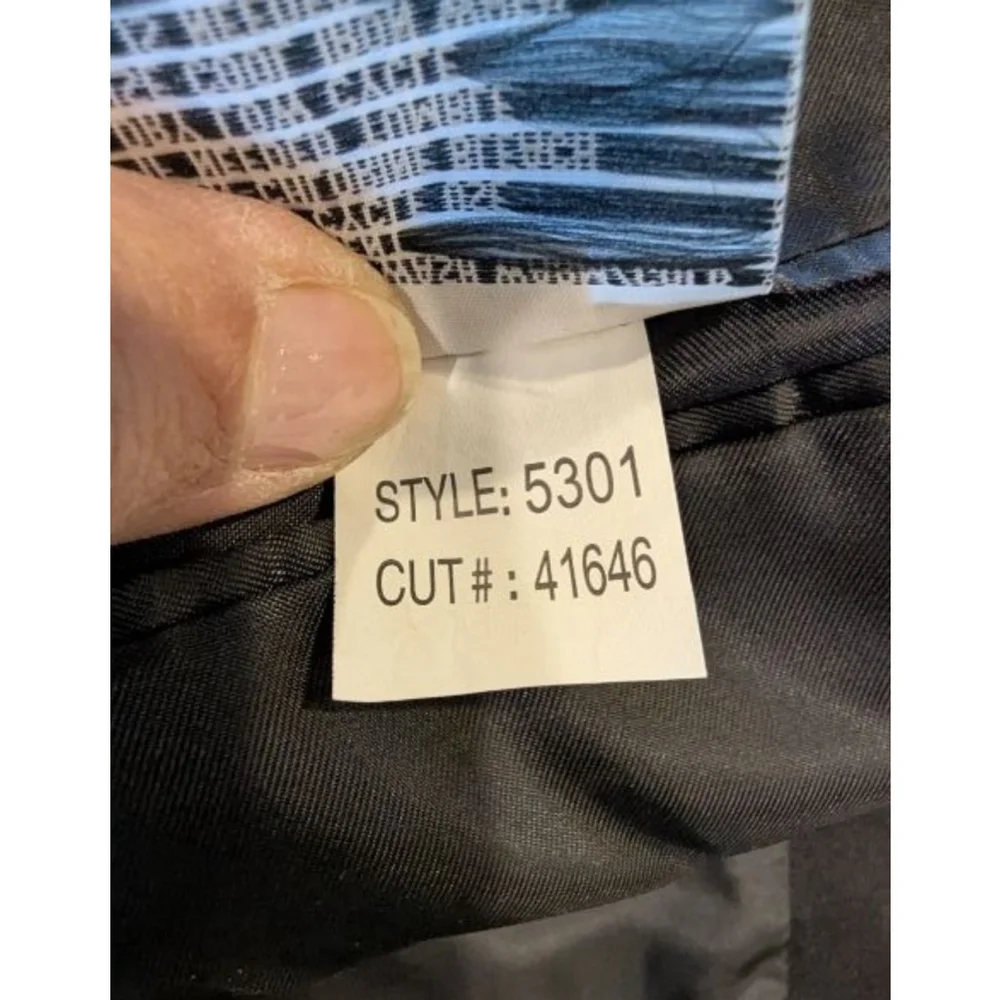 Men Henry Segal Black Tuxedo Jacket 40R Pants Adj 34 Bowtie Cumberbund Used Once